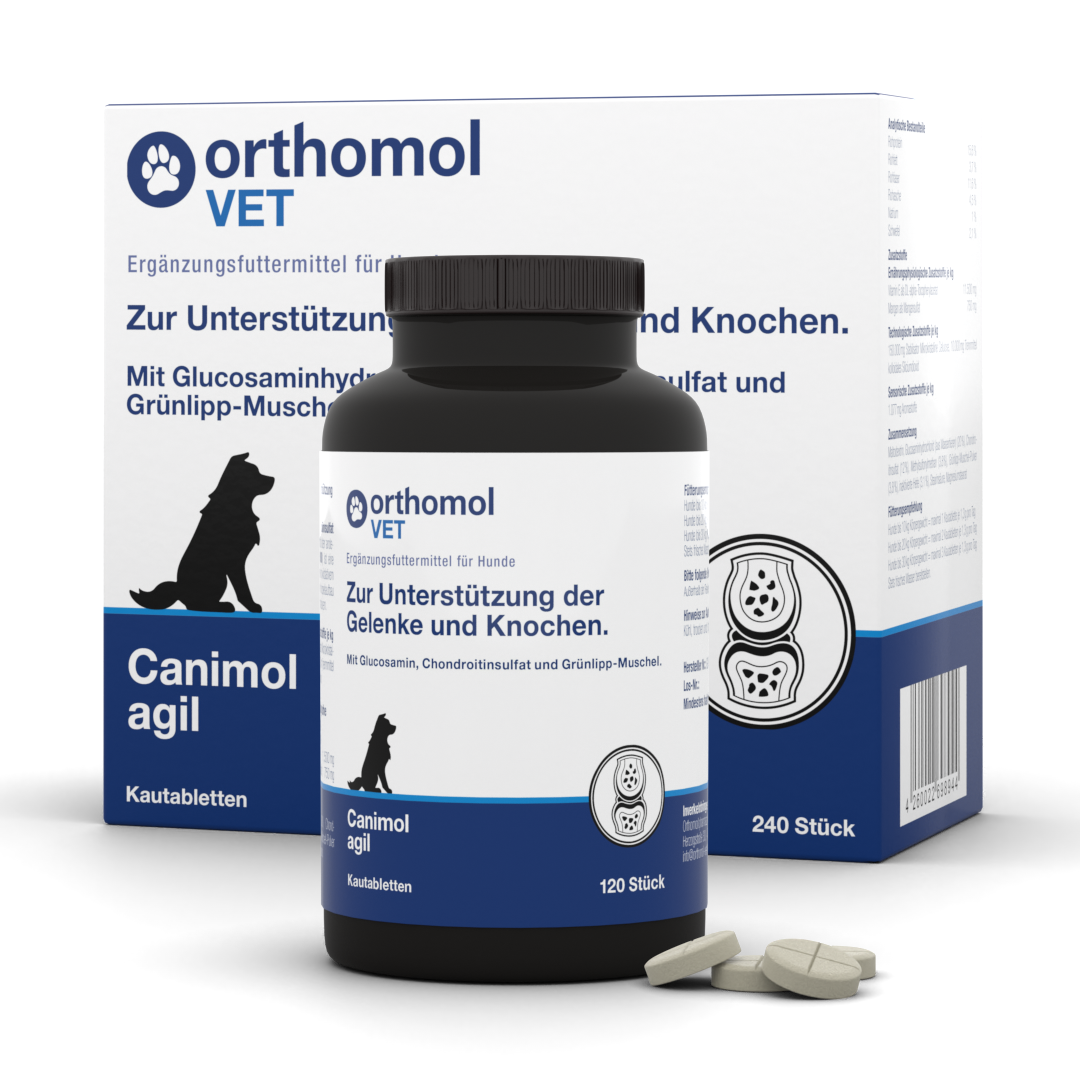 Canimol Kautabletten in den Größen 120 und 240 Stück